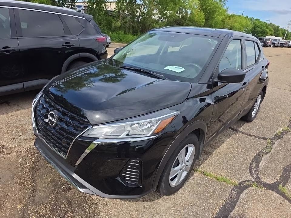 2024 Super Black Nissan Kicks S FWD SUV