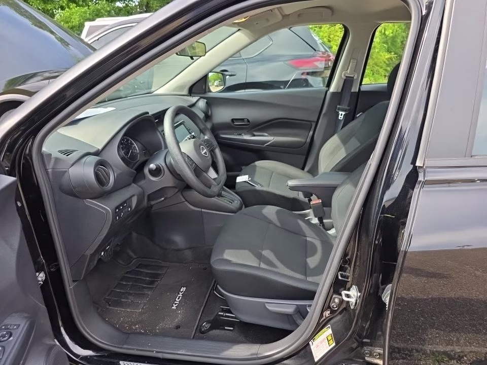 2024 Super Black Nissan Kicks S FWD SUV