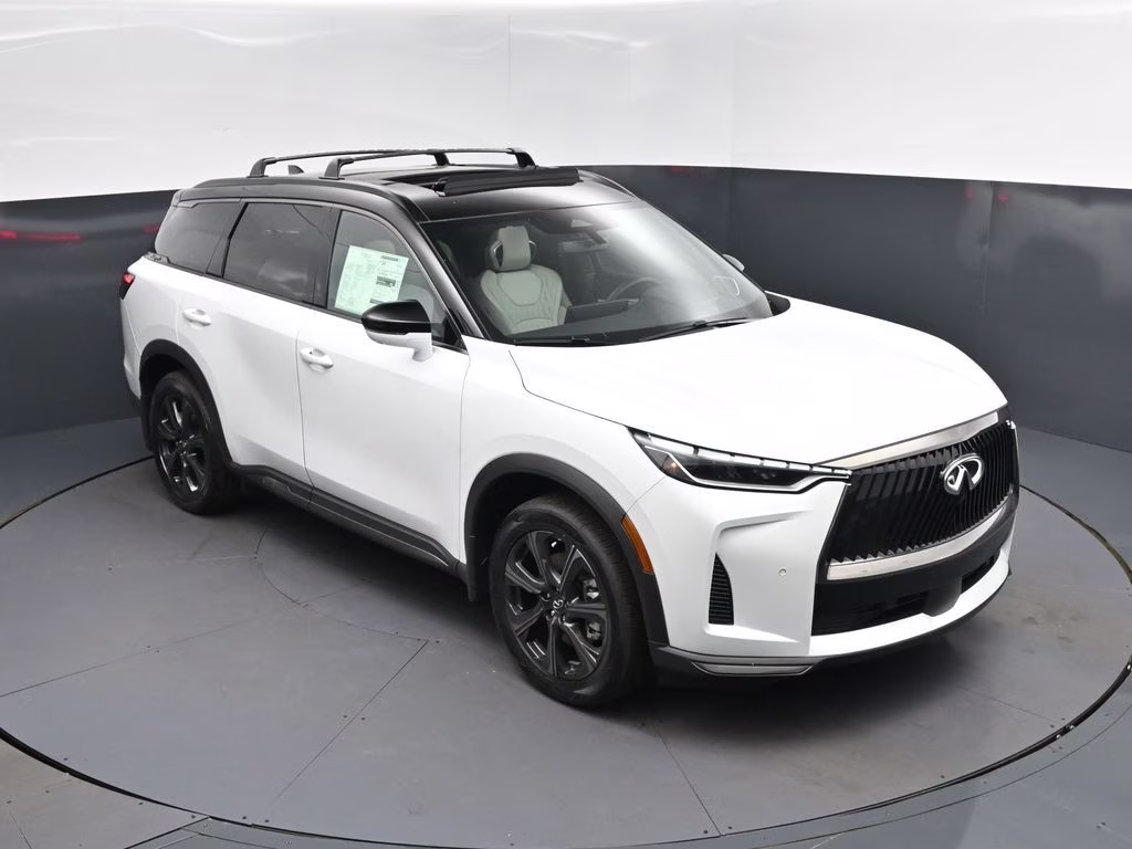 2026 Radiant White/Black Obsidian INFINITI QX60 Autograph AWD SUV