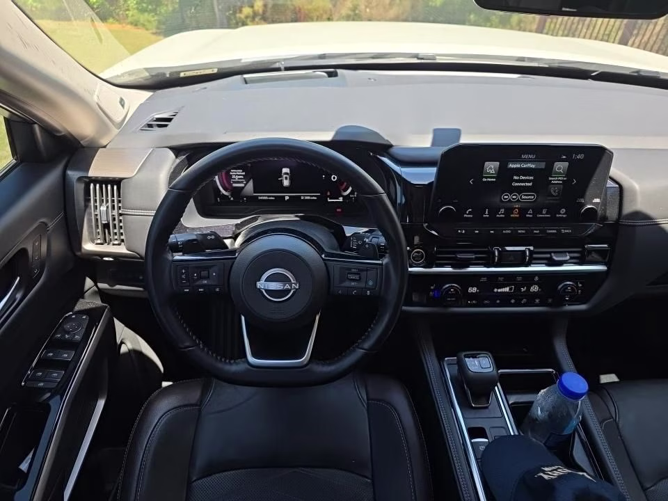 2023 Pearl White Nissan Pathfinder Platinum FWD SUV