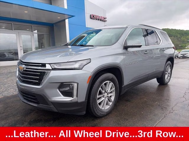 2023 Sterling Gray Metallic Chevrolet Traverse LT Leather AWD SUV