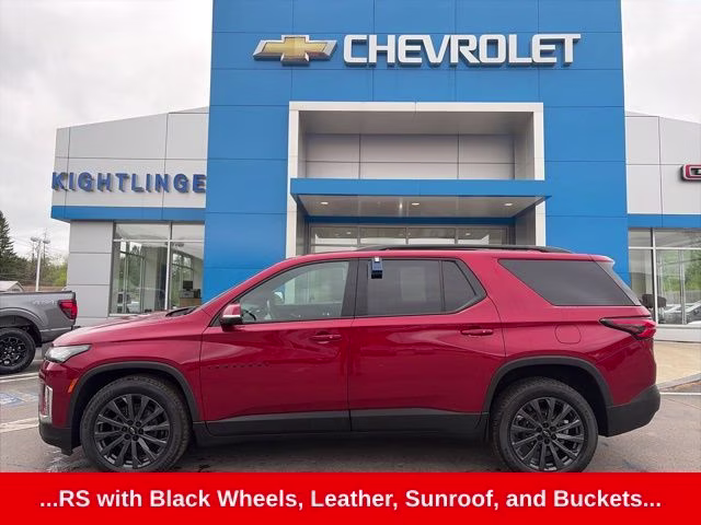 2023 Radiant Red Chevrolet Traverse RS AWD SUV