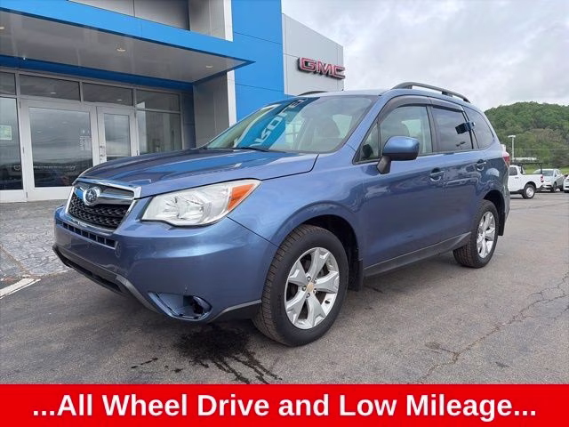 2015 Quartz Blue Subaru Forester 2.5i Premium AWD SUV