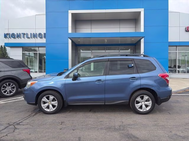 2015 Quartz Blue Subaru Forester 2.5i Premium AWD SUV