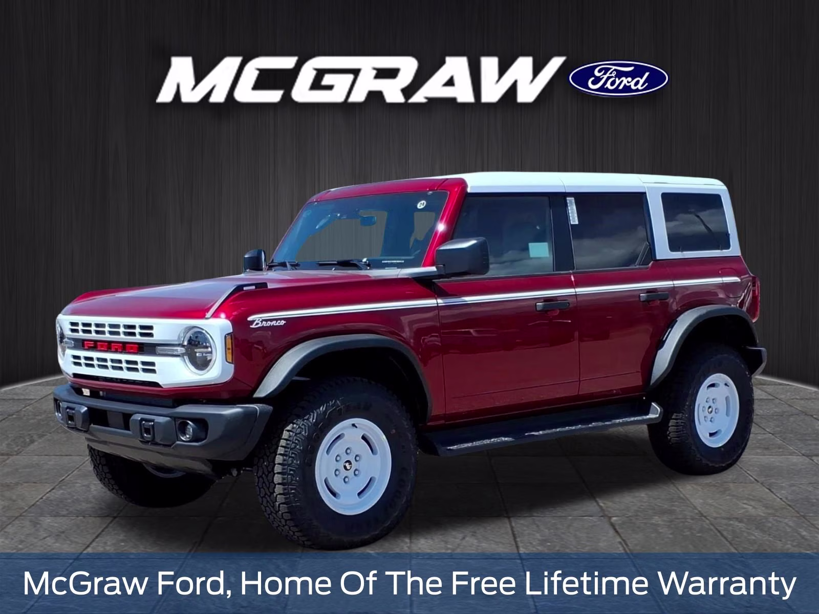 2026 Ruby Red Metallic Ford Bronco Heritage Edition 4X4 SUV
