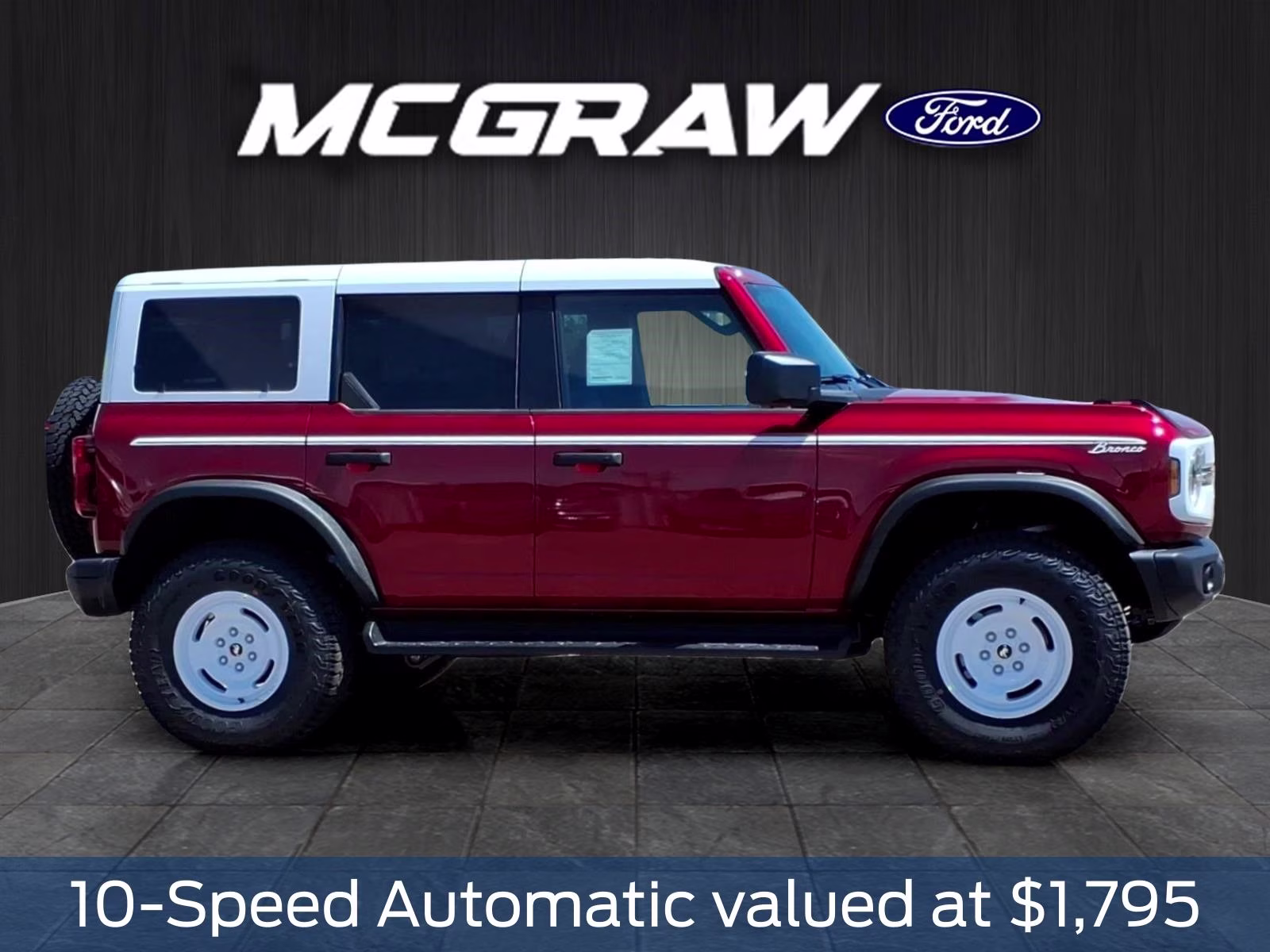 2026 Ruby Red Metallic Ford Bronco Heritage Edition 4X4 SUV