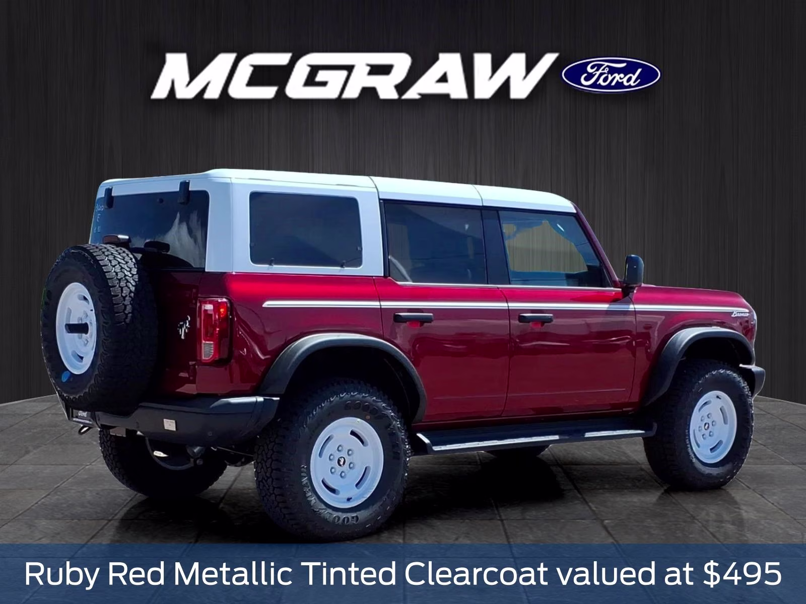2026 Ruby Red Metallic Ford Bronco Heritage Edition 4X4 SUV