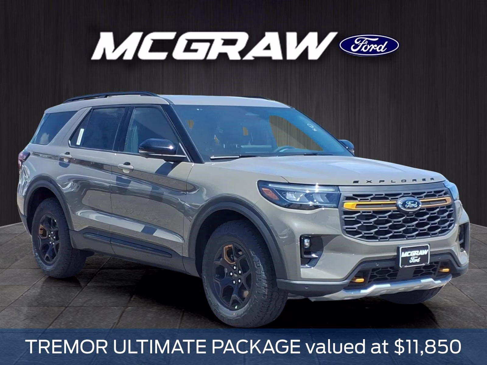 2026 Gray Ford Explorer Tremor 4X4 SUV