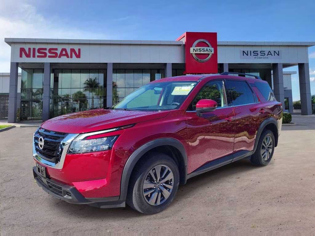 2024 Scarlet Ember Nissan Pathfinder SV 4X4 SUV