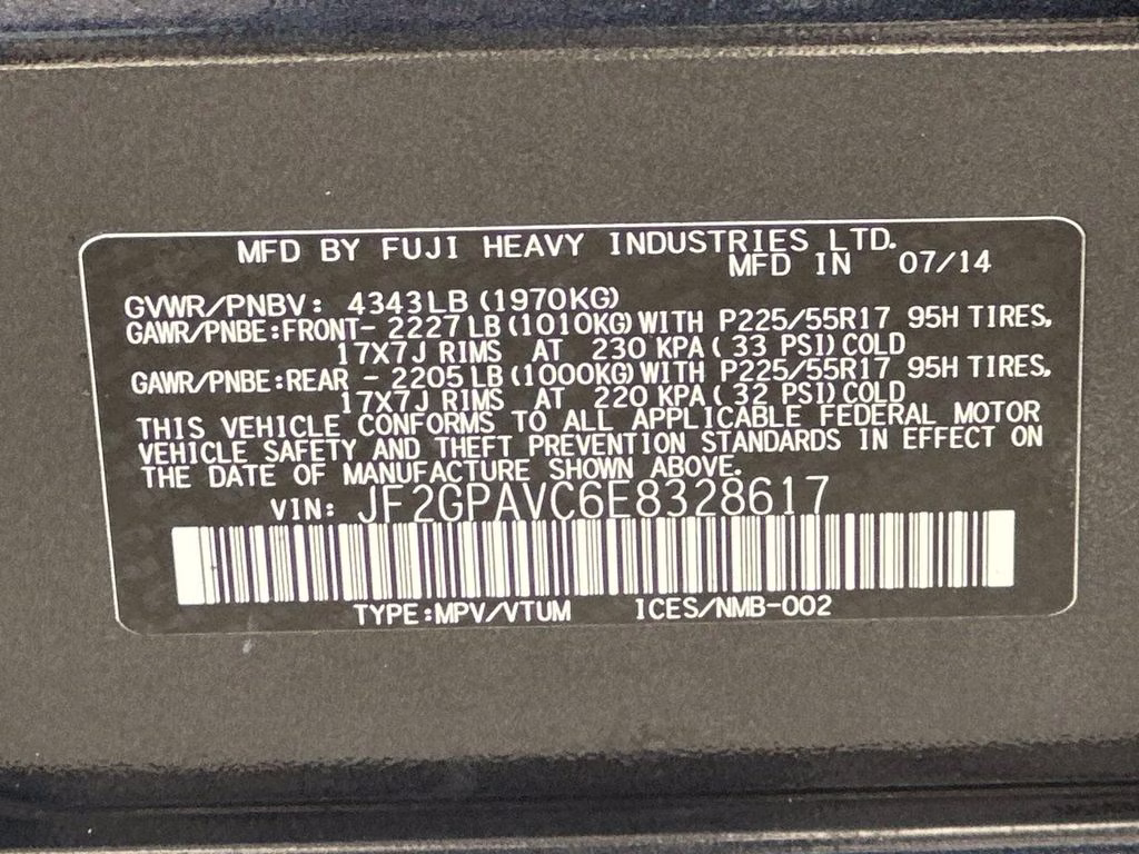 2014 Dark Gray Metallic Subaru XV Crosstrek 2.0i Premium AWD SUV
