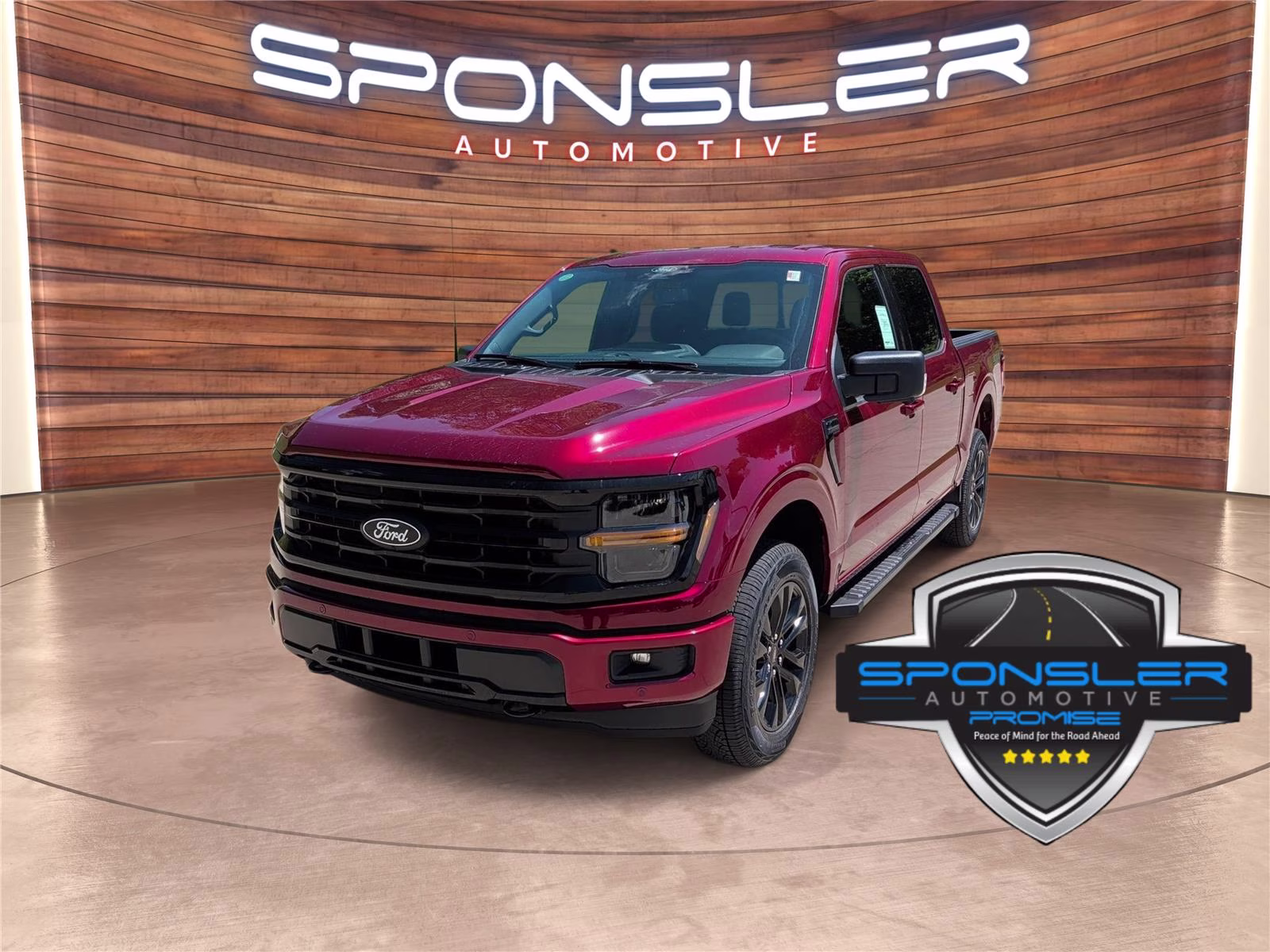 2026 Ruby Red Metallic Tinted Clearcoat Ford F-150 XLT 4X4 Truck