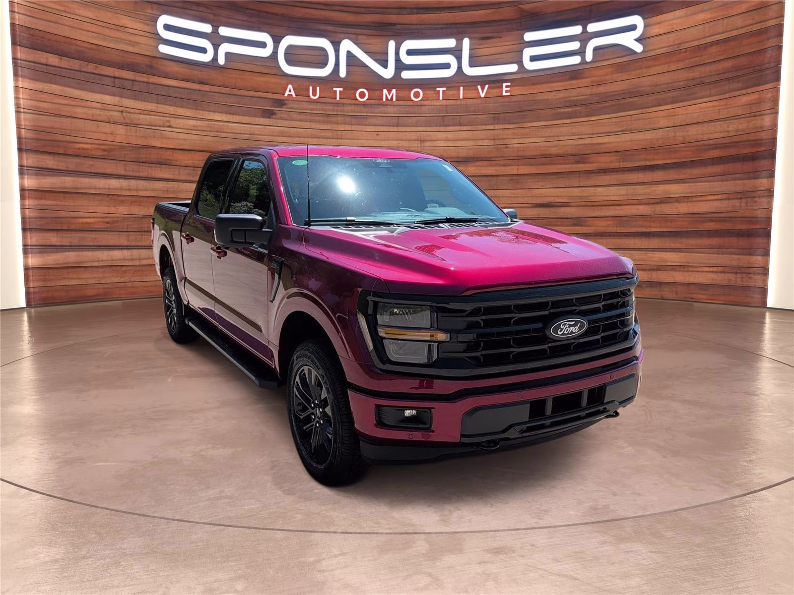 2026 Ruby Red Metallic Tinted Clearcoat Ford F-150 XLT 4X4 Truck