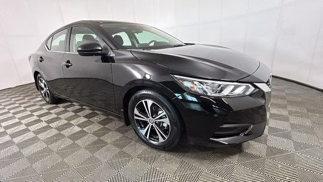 2023 Super Black Nissan Sentra SV FWD Sedan