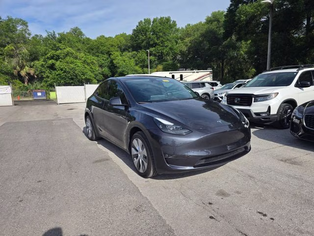 2024 Stealth Gray Tesla Model Y Long Range AWD SUV
