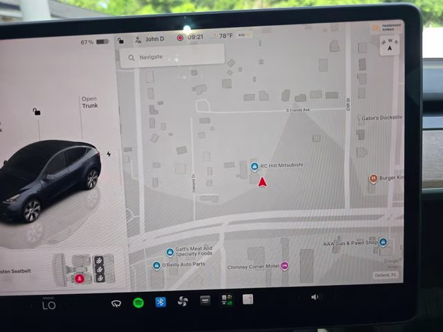 2024 Stealth Gray Tesla Model Y Long Range AWD SUV