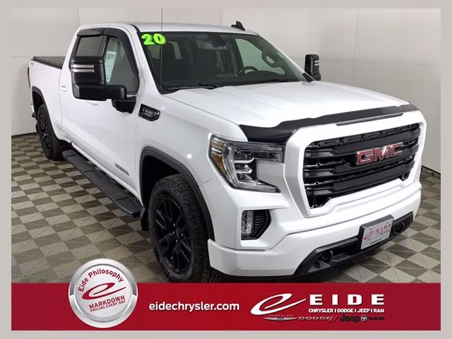 2020 Summit White GMC Sierra 1500 Elevation 4X4 Truck