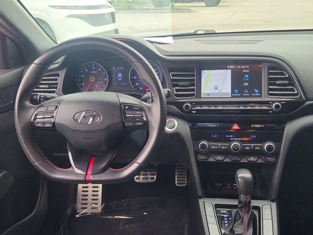 2020 Ceramic White Hyundai Elantra Sport FWD Sedan