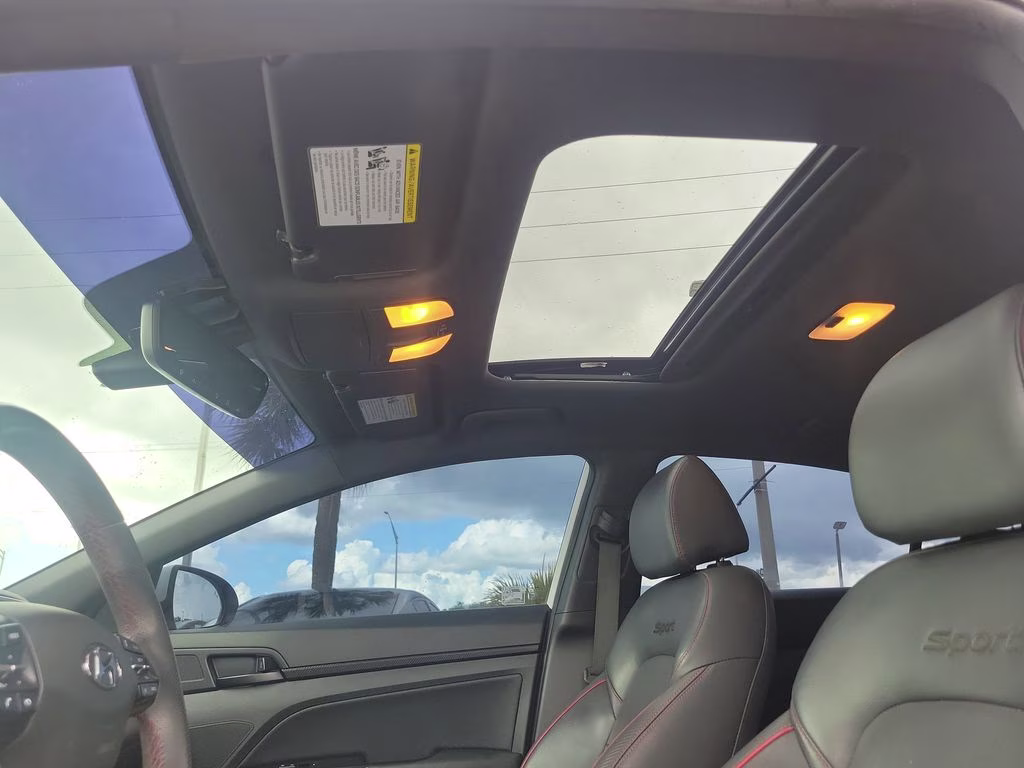2020 Ceramic White Hyundai Elantra Sport FWD Sedan