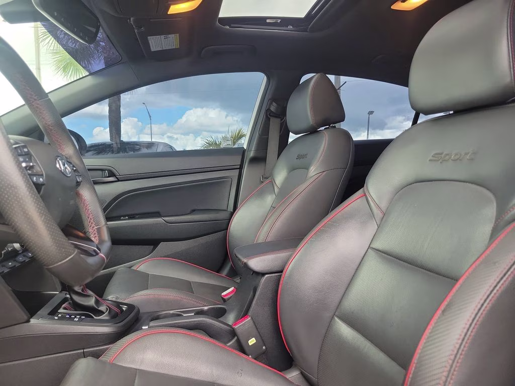 2020 Ceramic White Hyundai Elantra Sport FWD Sedan