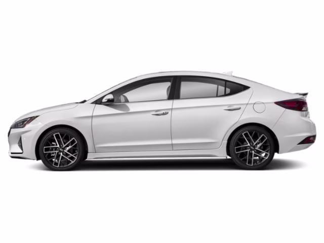2020 Ceramic White Hyundai Elantra Sport FWD Sedan
