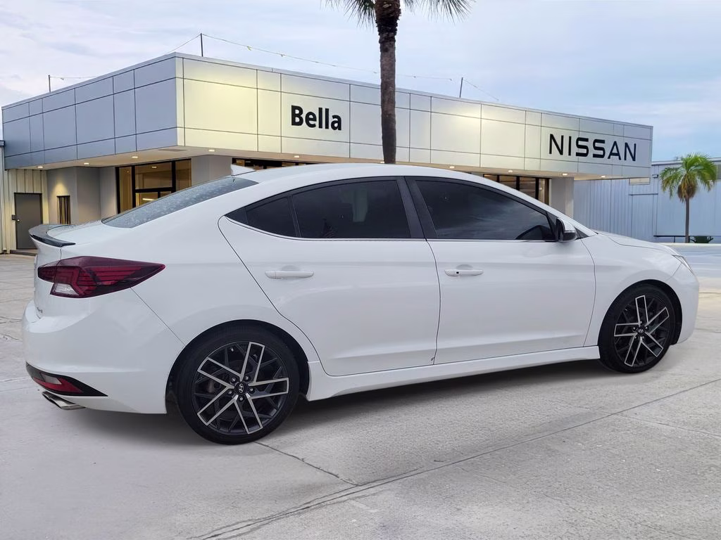 2020 Ceramic White Hyundai Elantra Sport FWD Sedan