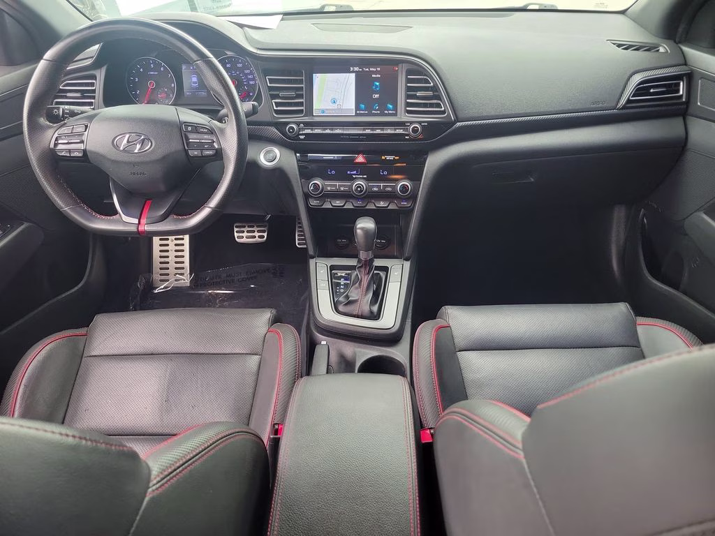 2020 Ceramic White Hyundai Elantra Sport FWD Sedan