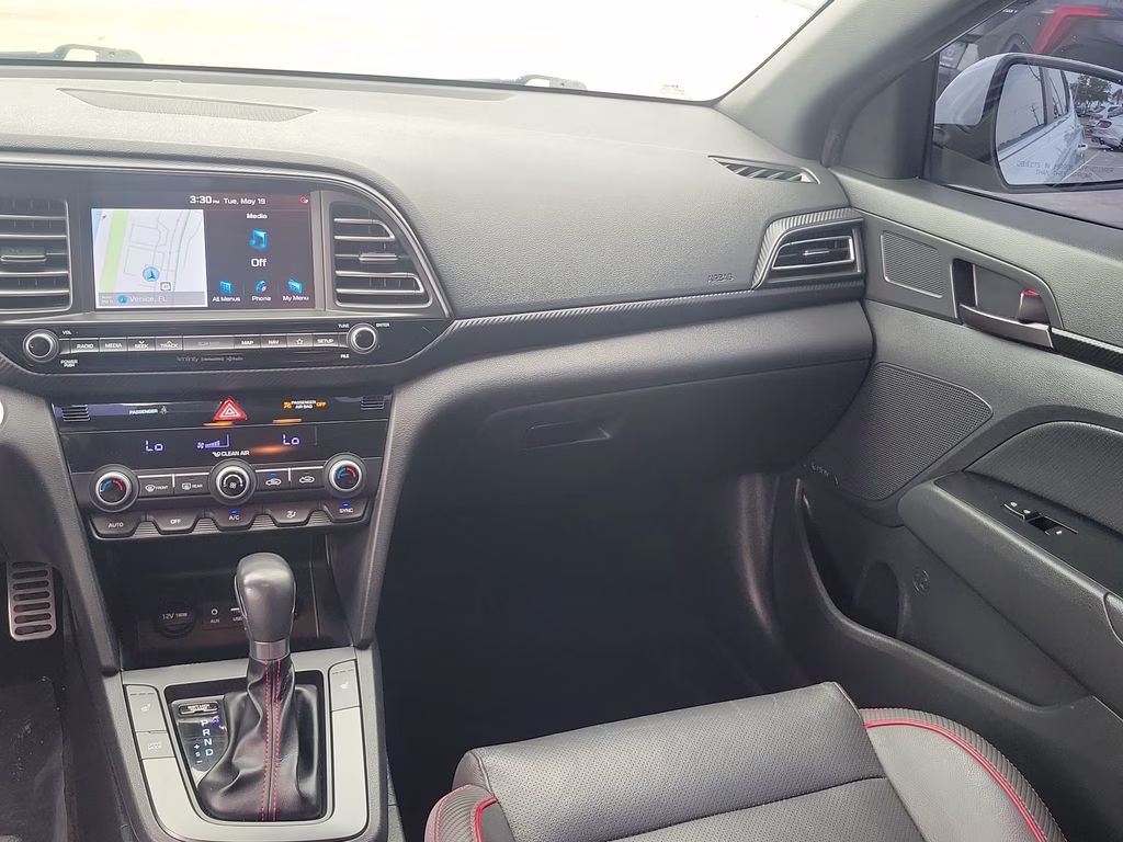 2020 Ceramic White Hyundai Elantra Sport FWD Sedan