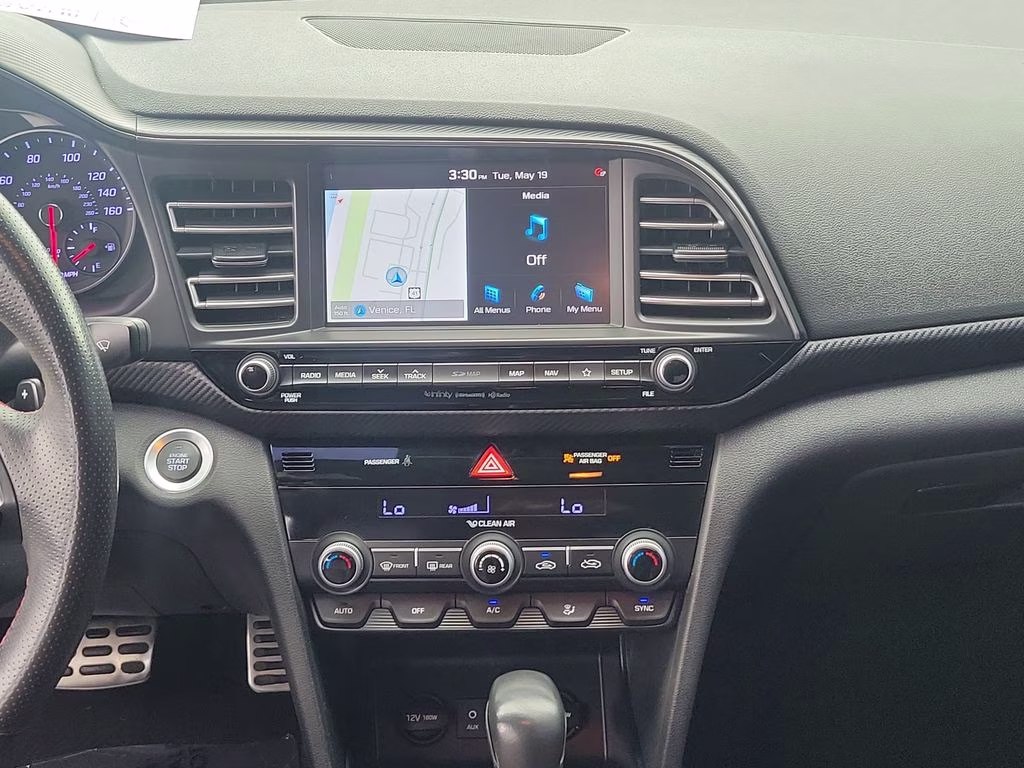 2020 Ceramic White Hyundai Elantra Sport FWD Sedan