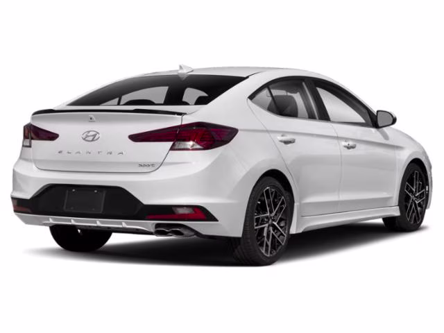 2020 Ceramic White Hyundai Elantra Sport FWD Sedan