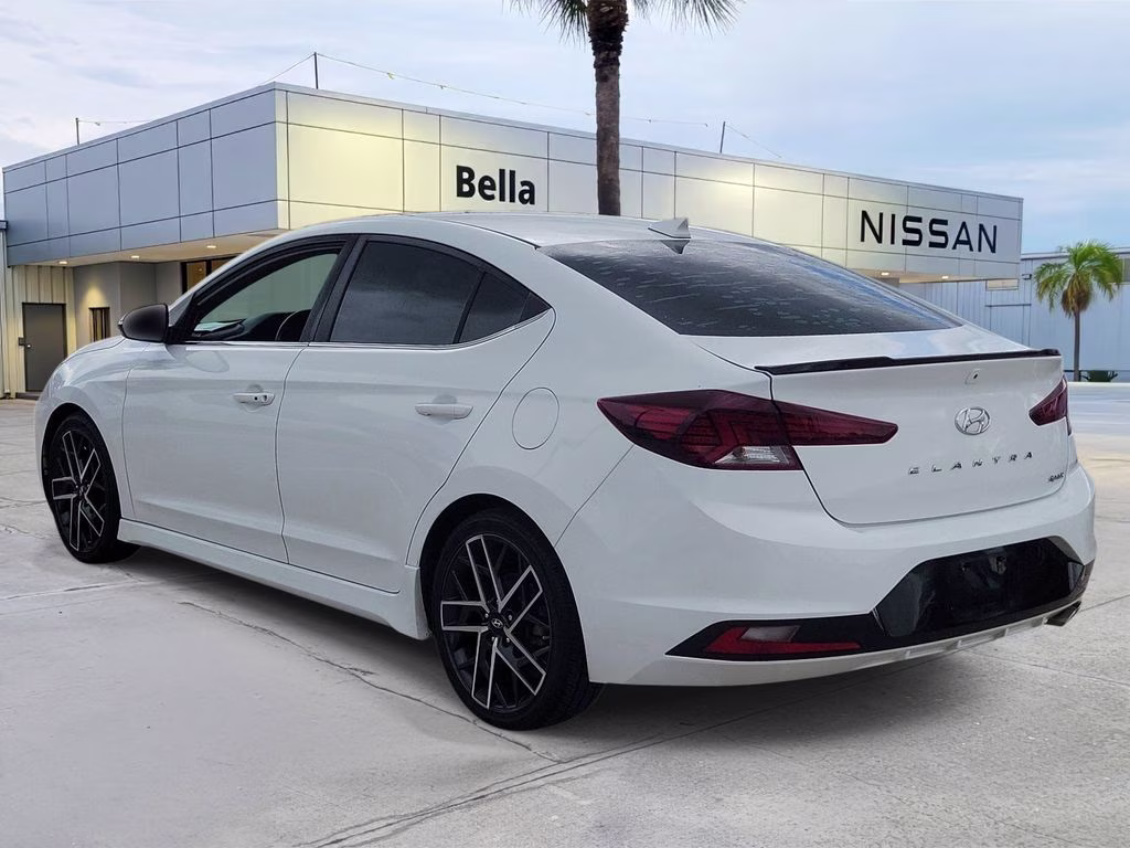 2020 Ceramic White Hyundai Elantra Sport FWD Sedan