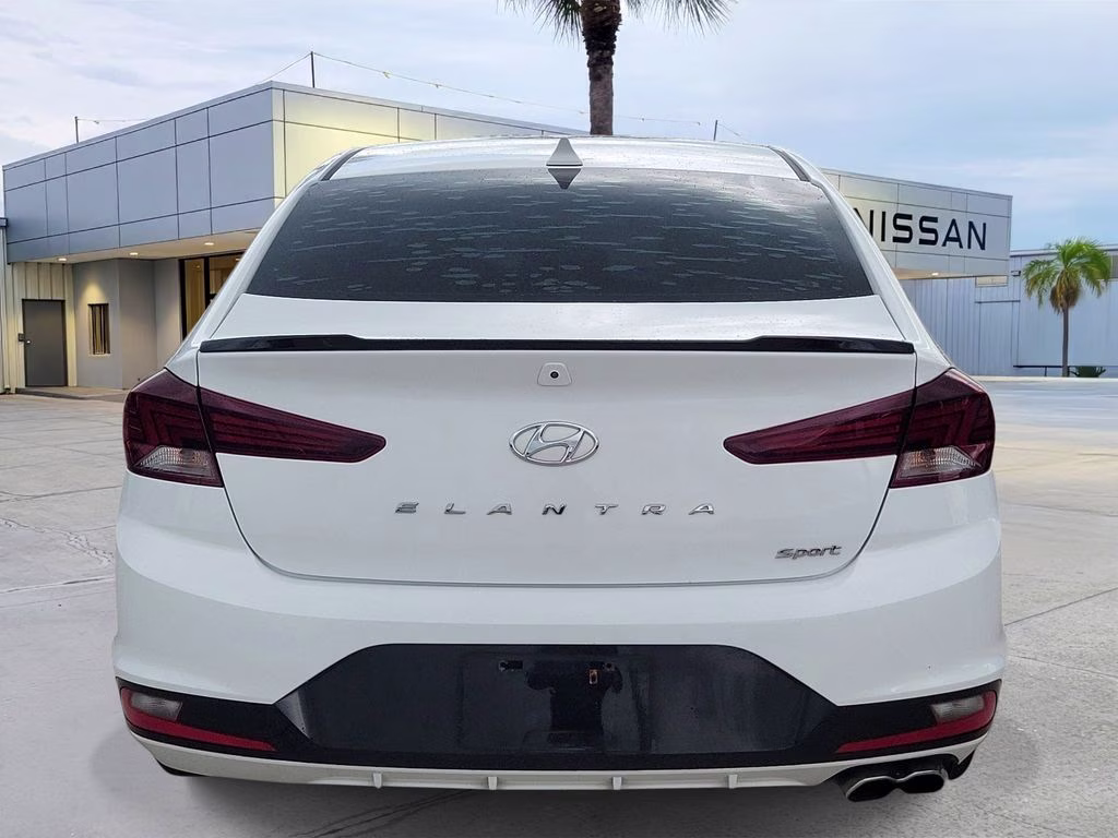 2020 Ceramic White Hyundai Elantra Sport FWD Sedan
