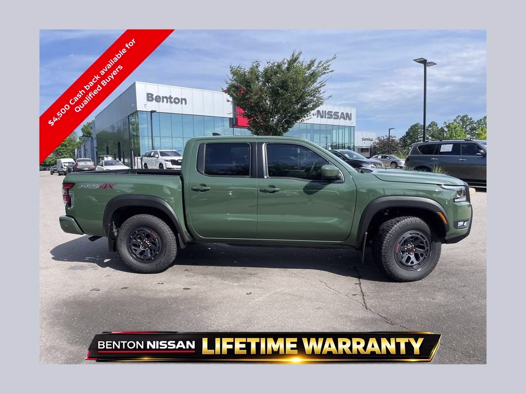2026 Tactical Green Metallic Nissan Frontier PRO-4X 4X4 Truck