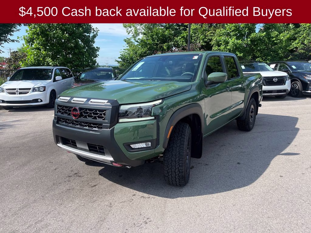2026 Tactical Green Metallic Nissan Frontier PRO-4X 4X4 Truck