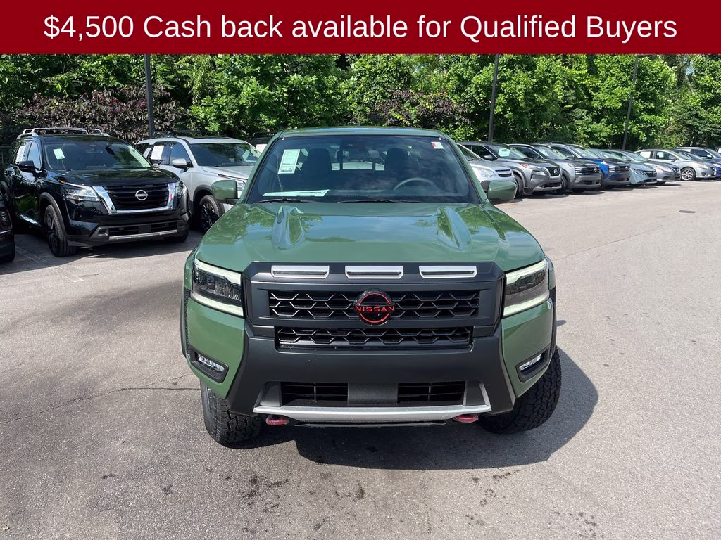 2026 Tactical Green Metallic Nissan Frontier PRO-4X 4X4 Truck