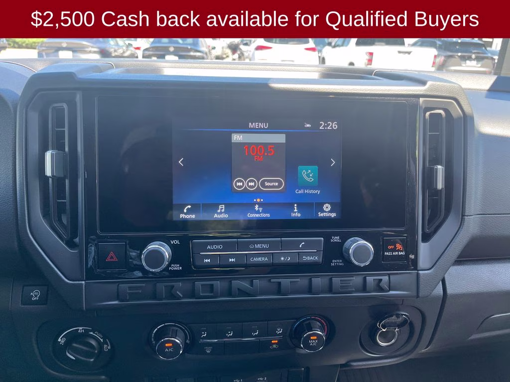 2026 Gun Metallic Nissan Frontier S 4X4 Truck