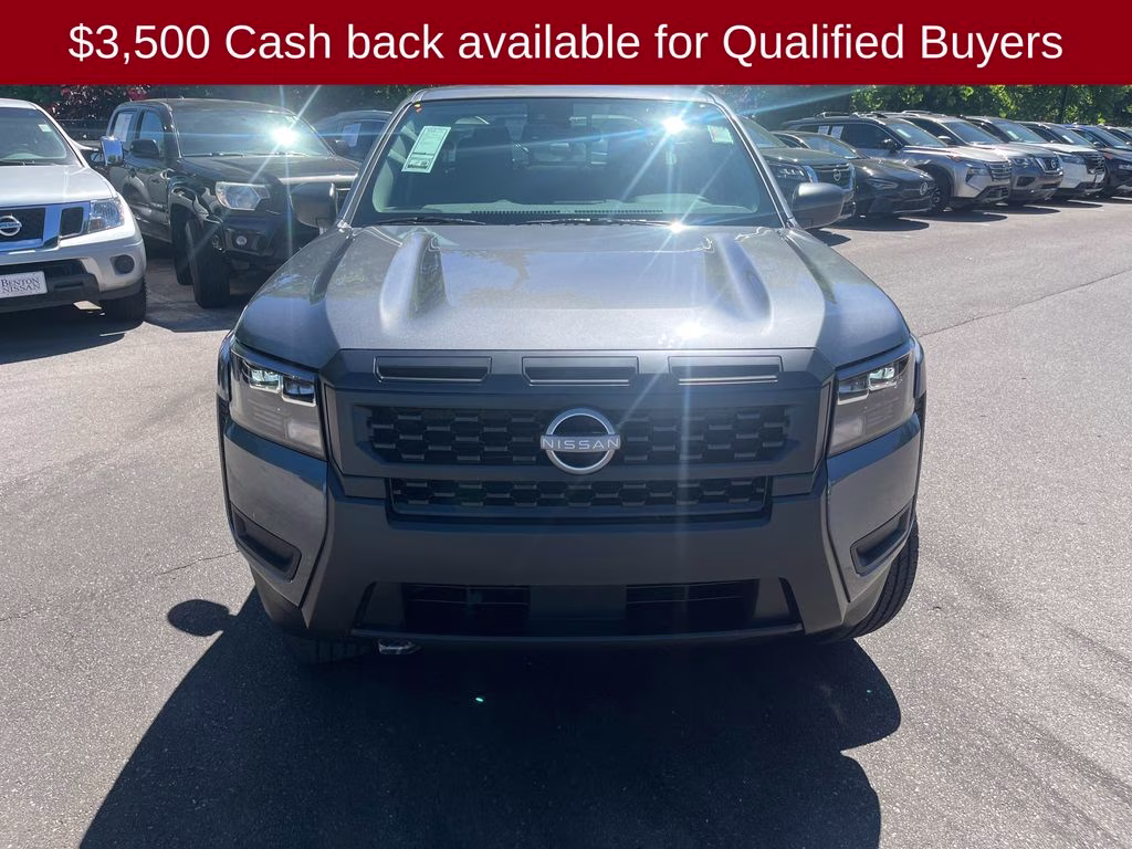 2026 Gun Metallic Nissan Frontier S 4X4 Truck