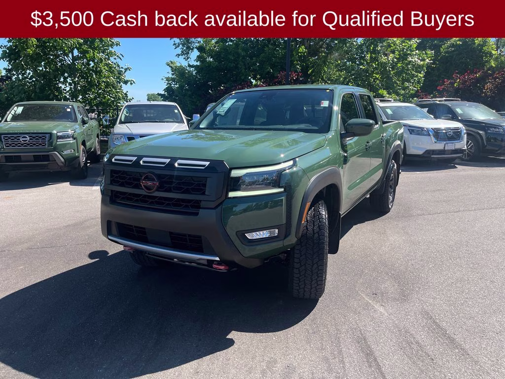 2026 Tactical Green Metallic Nissan Frontier PRO-4X 4X4 Truck
