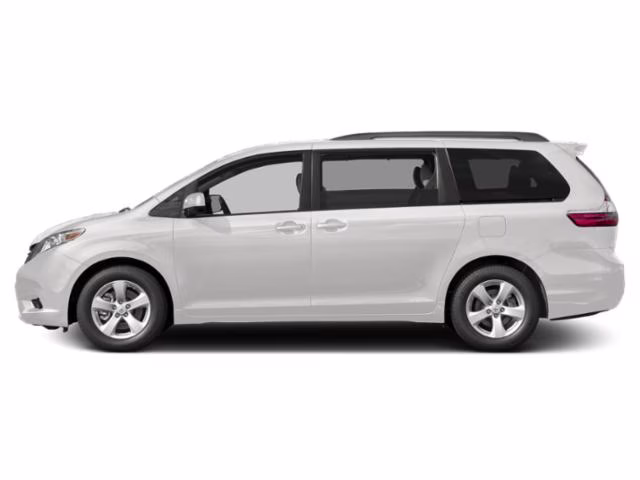 2015 White Toyota Sienna LE FWD Van