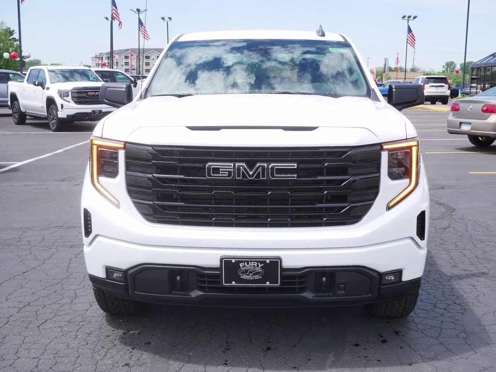 2026 Summit White GMC Sierra 1500 Elevation 4X4 Truck