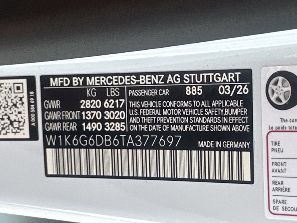 2026 Moonlight Mercedes-Benz S-Class S 500 AWD Sedan