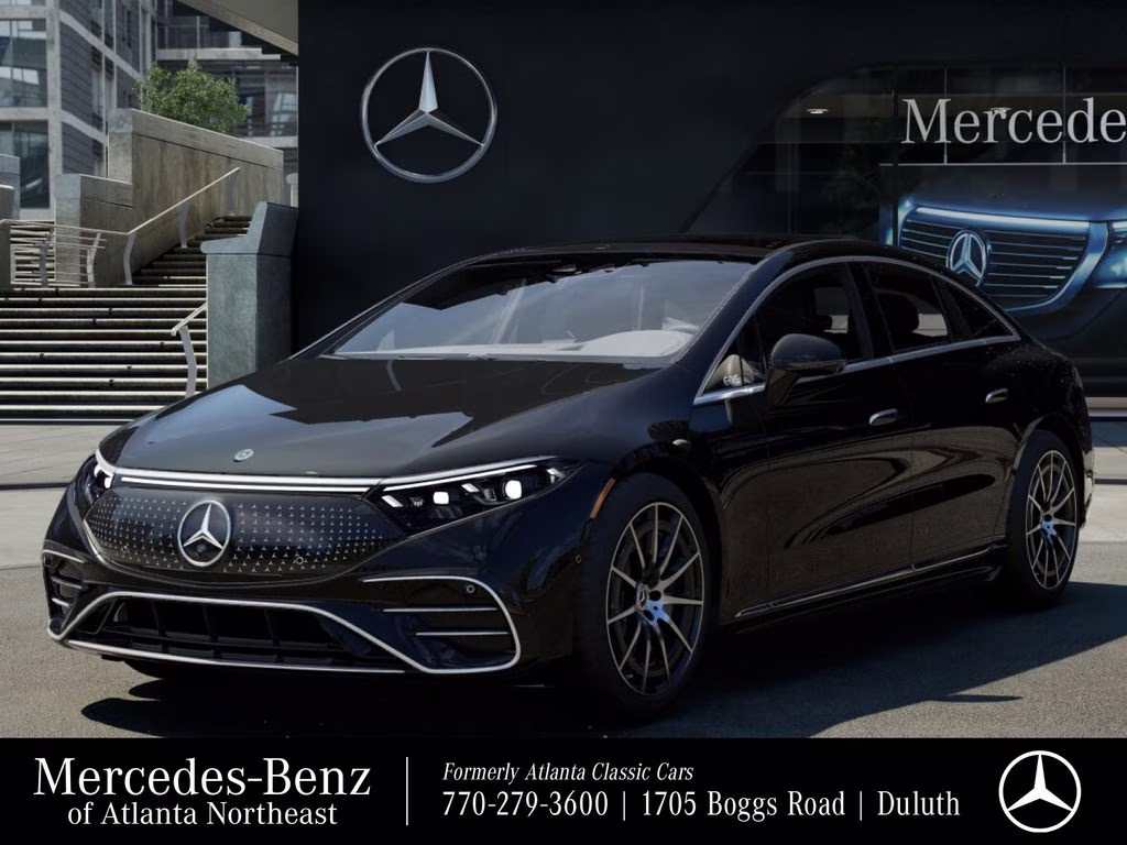 2026 Black Mercedes-Benz EQS 450 AWD Sedan