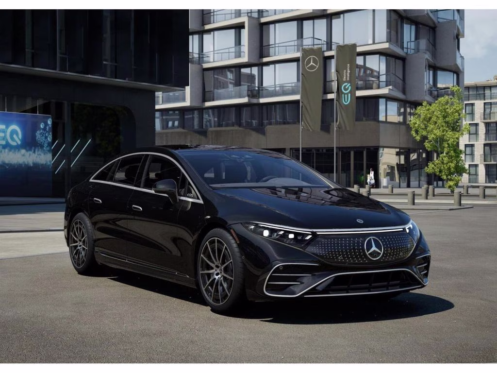 2026 Black Mercedes-Benz EQS 450 AWD Sedan
