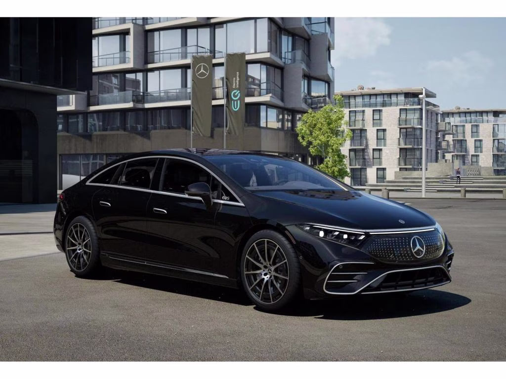 2026 Black Mercedes-Benz EQS 450 AWD Sedan