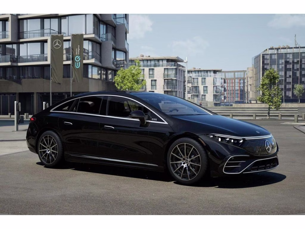 2026 Black Mercedes-Benz EQS 450 AWD Sedan