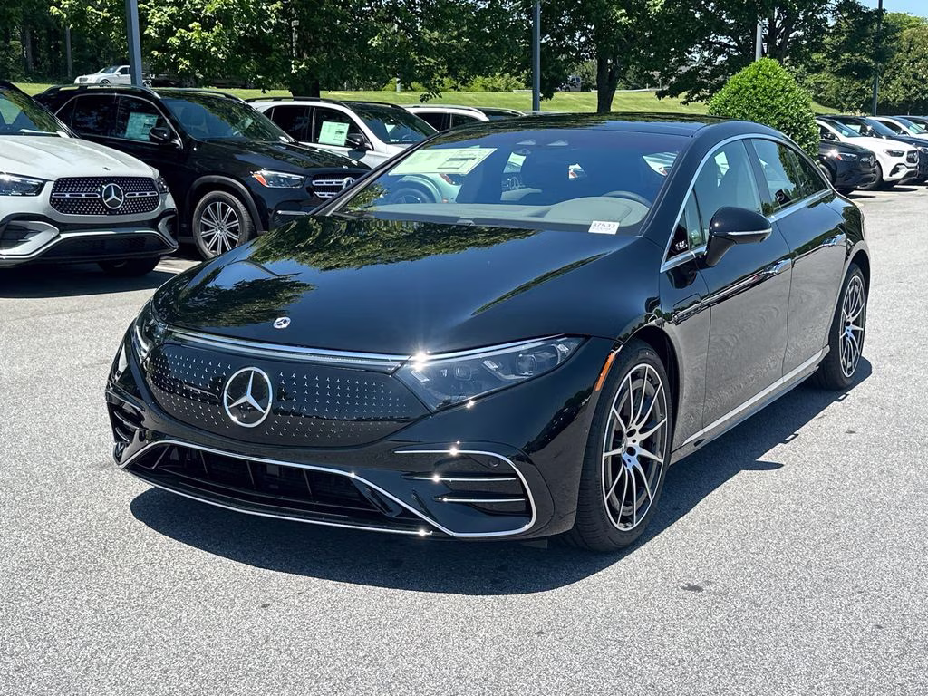 2026 Black Mercedes-Benz EQS 450 AWD Sedan