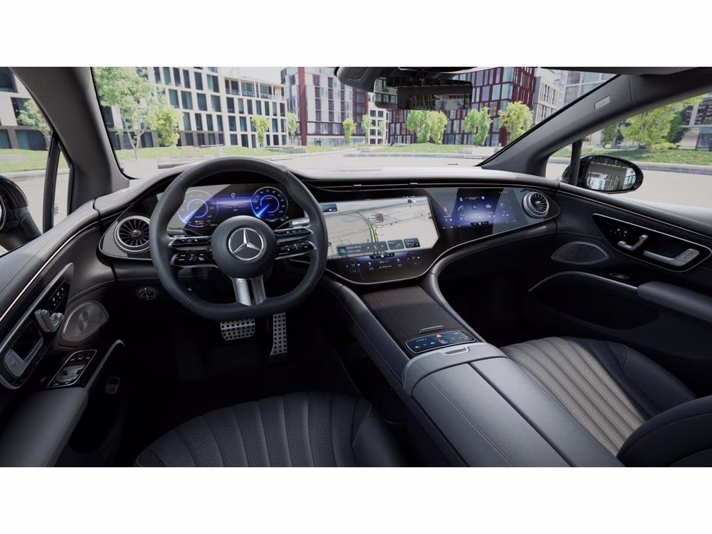 2026 Black Mercedes-Benz EQS 450 AWD Sedan