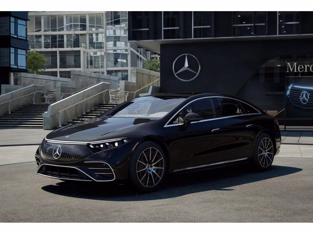 2026 Black Mercedes-Benz EQS 450 AWD Sedan