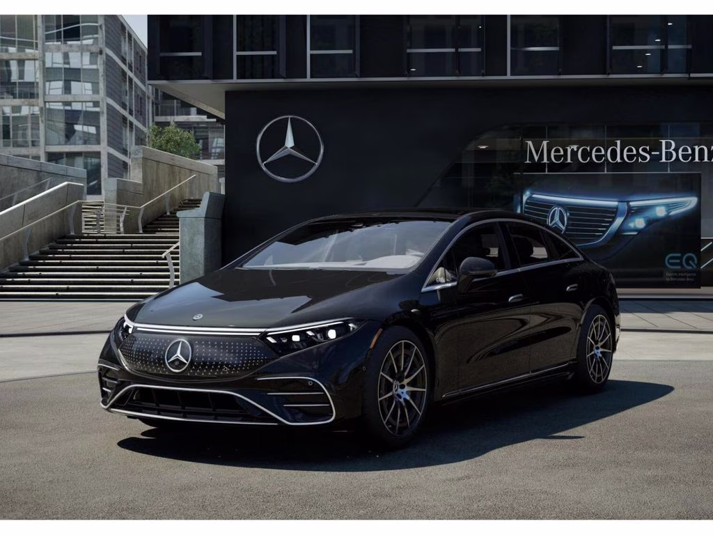 2026 Black Mercedes-Benz EQS 450 AWD Sedan