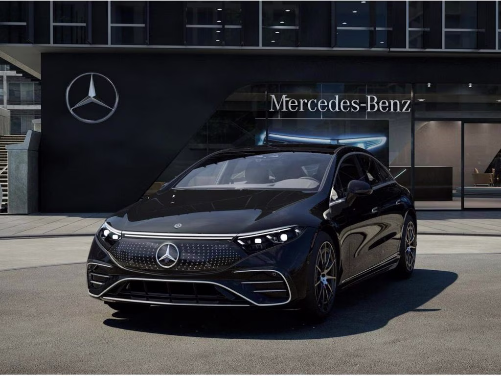 2026 Black Mercedes-Benz EQS 450 AWD Sedan