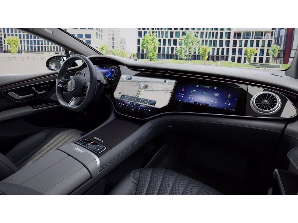 2026 Black Mercedes-Benz EQS 450 AWD Sedan